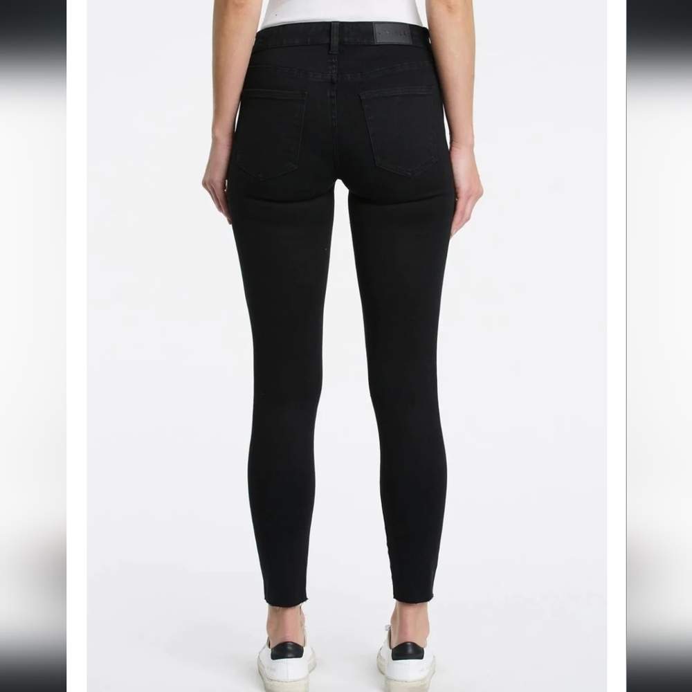 ❤️PISTOLA Audrey Mid Rise Skinny -Jet Black - Picture 2 of 9